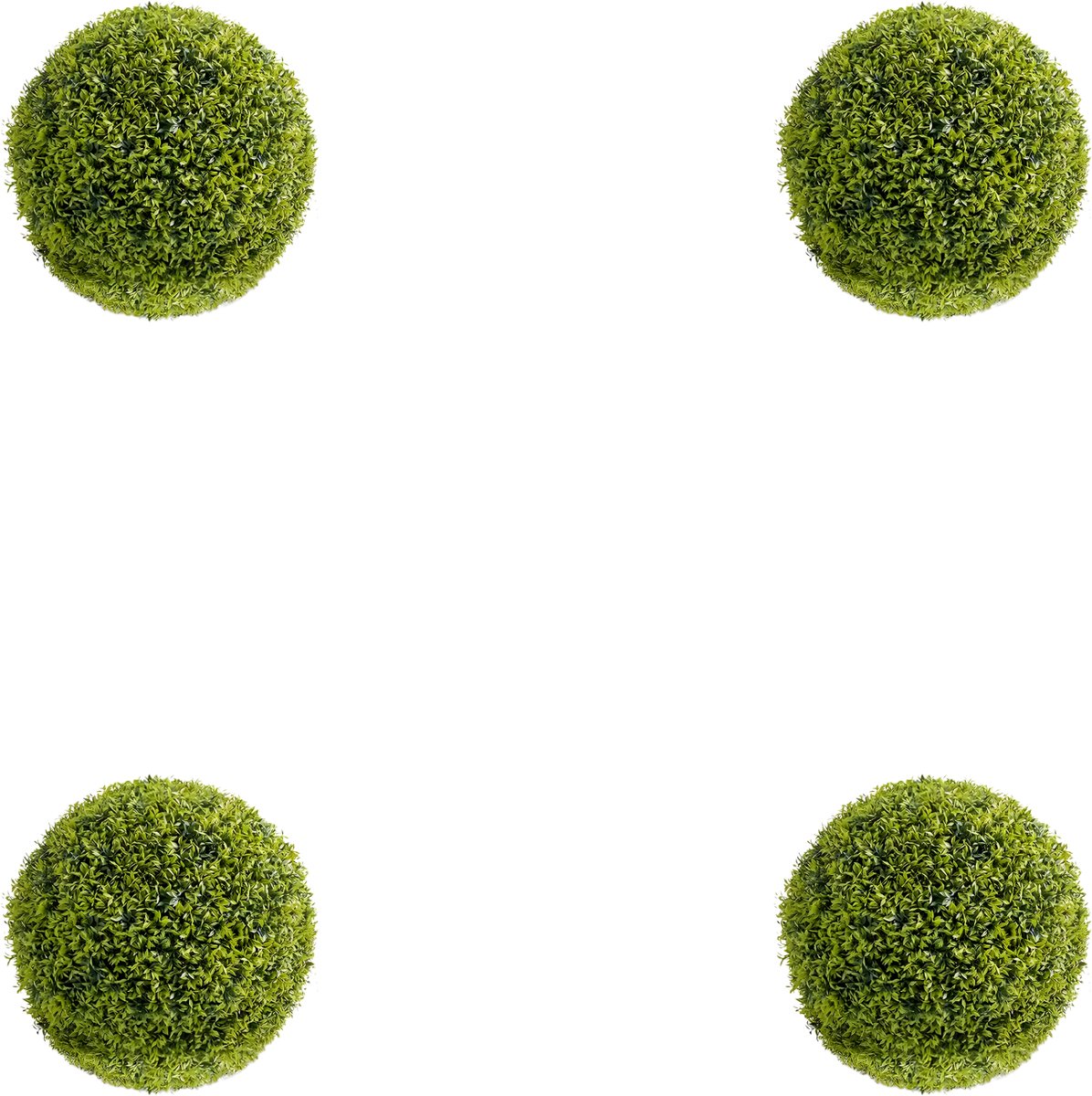 Kunstmatige Topiary Bal Set 2 Stuks 52 cm - Kunstplant - Hangende Buxusbal - Groen