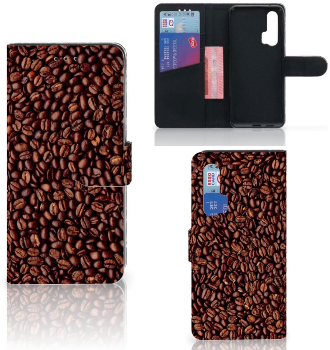 Honor 20 Pro Book Cover Koffiebonen