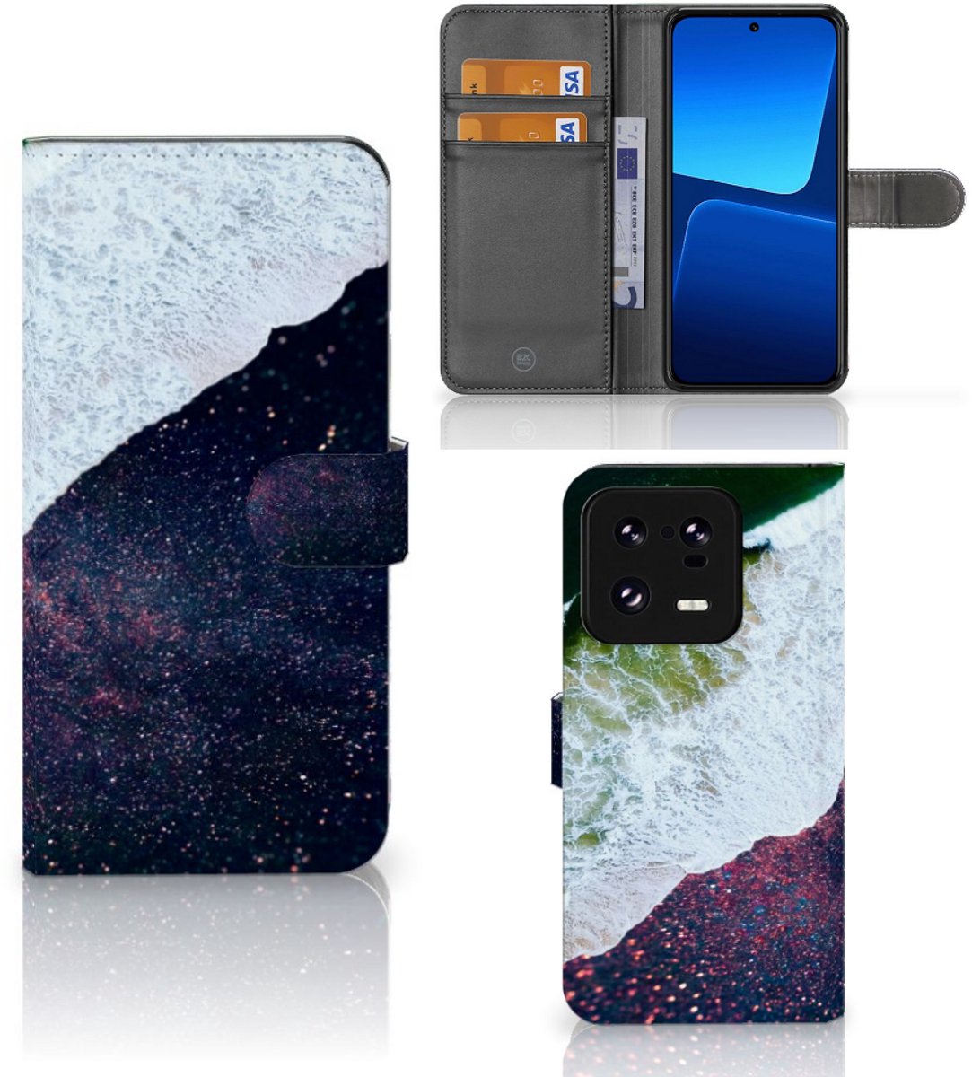 Xiaomi 13 Pro Book Case Sea in Space