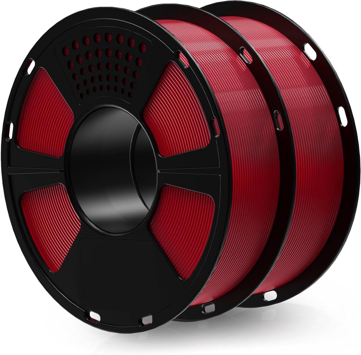 GEEETECH PETG-filament rood, 2x1kg spoel voor 3D-printers