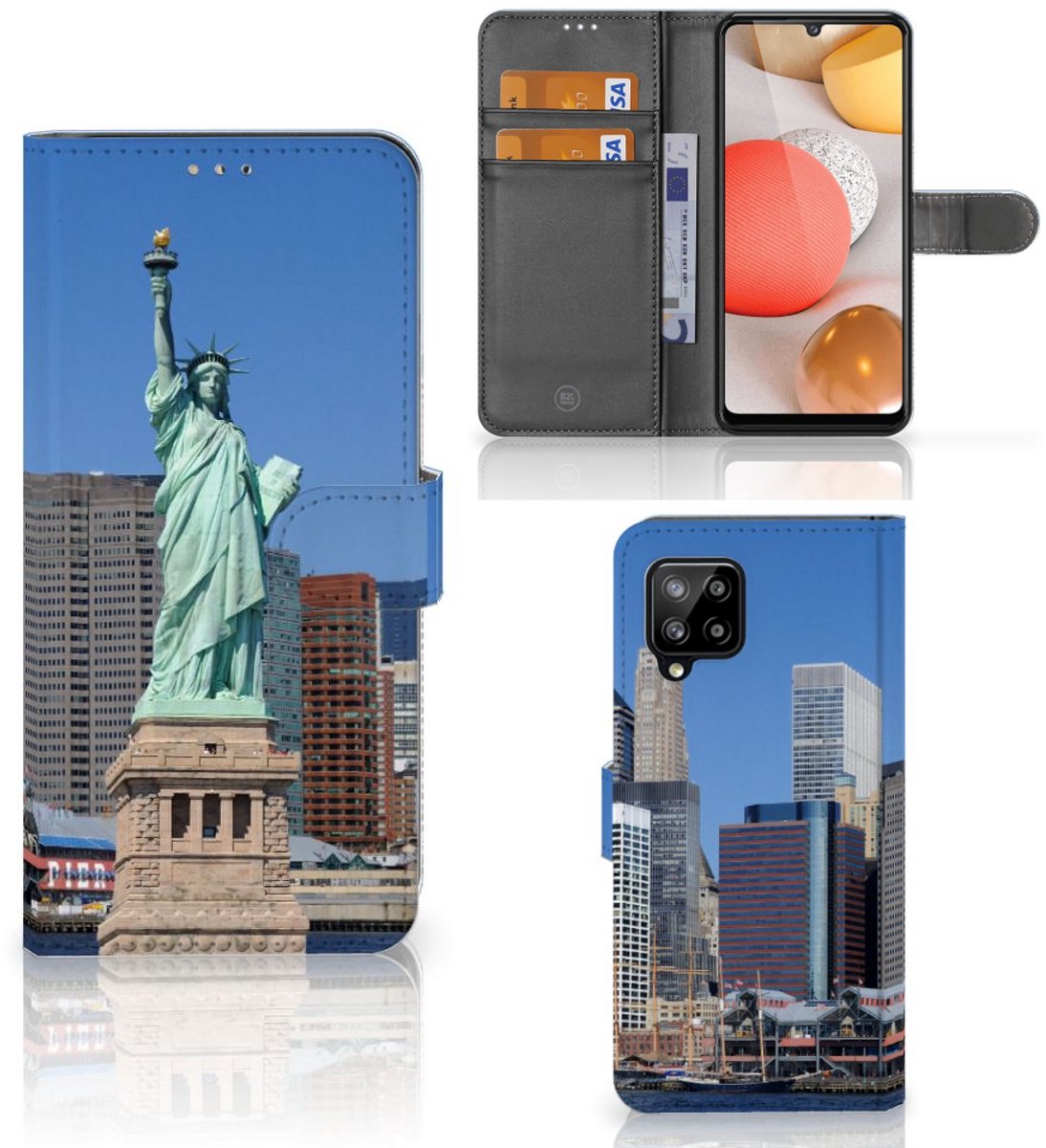 Samsung Galaxy A42 5G Flip Cover Vrijheidsbeeld