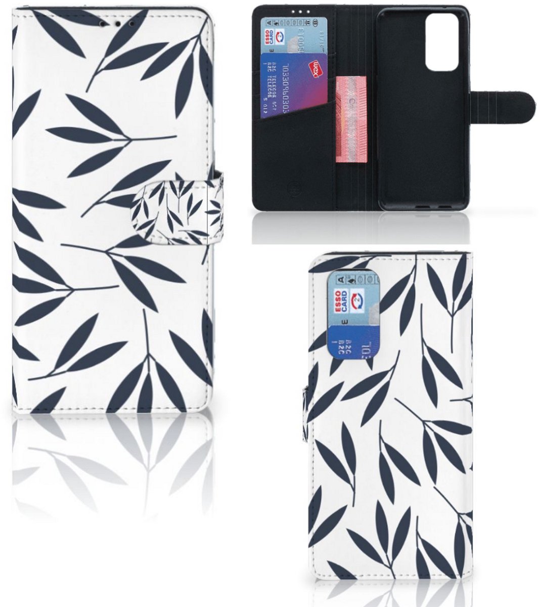 OnePlus 9 Pro Hoesje Leaves Blue