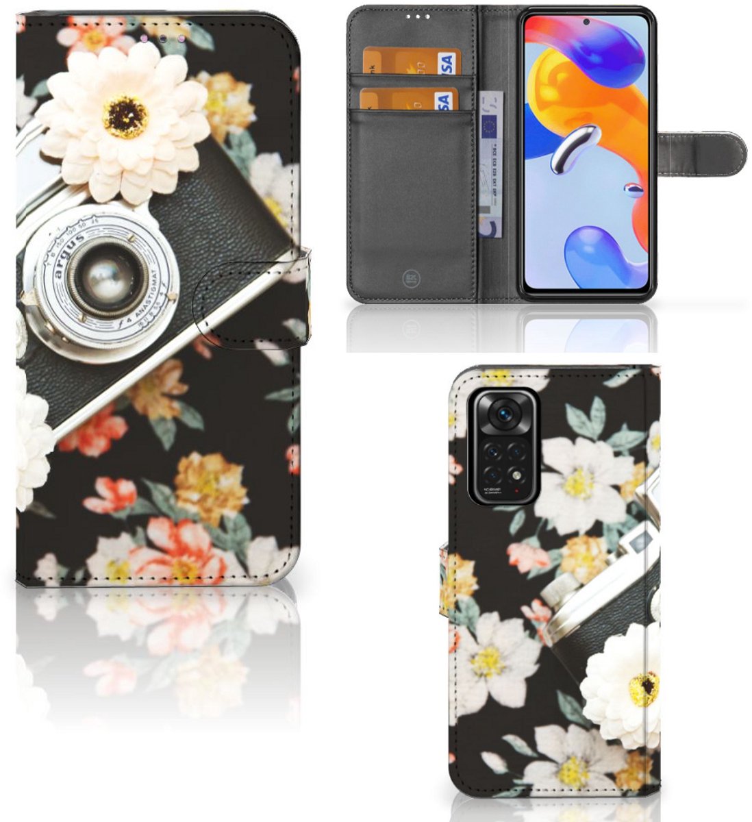 Xiaomi Redmi Note 11 Pro 5G/4G Telefoonhoesje met foto Vintage Camera