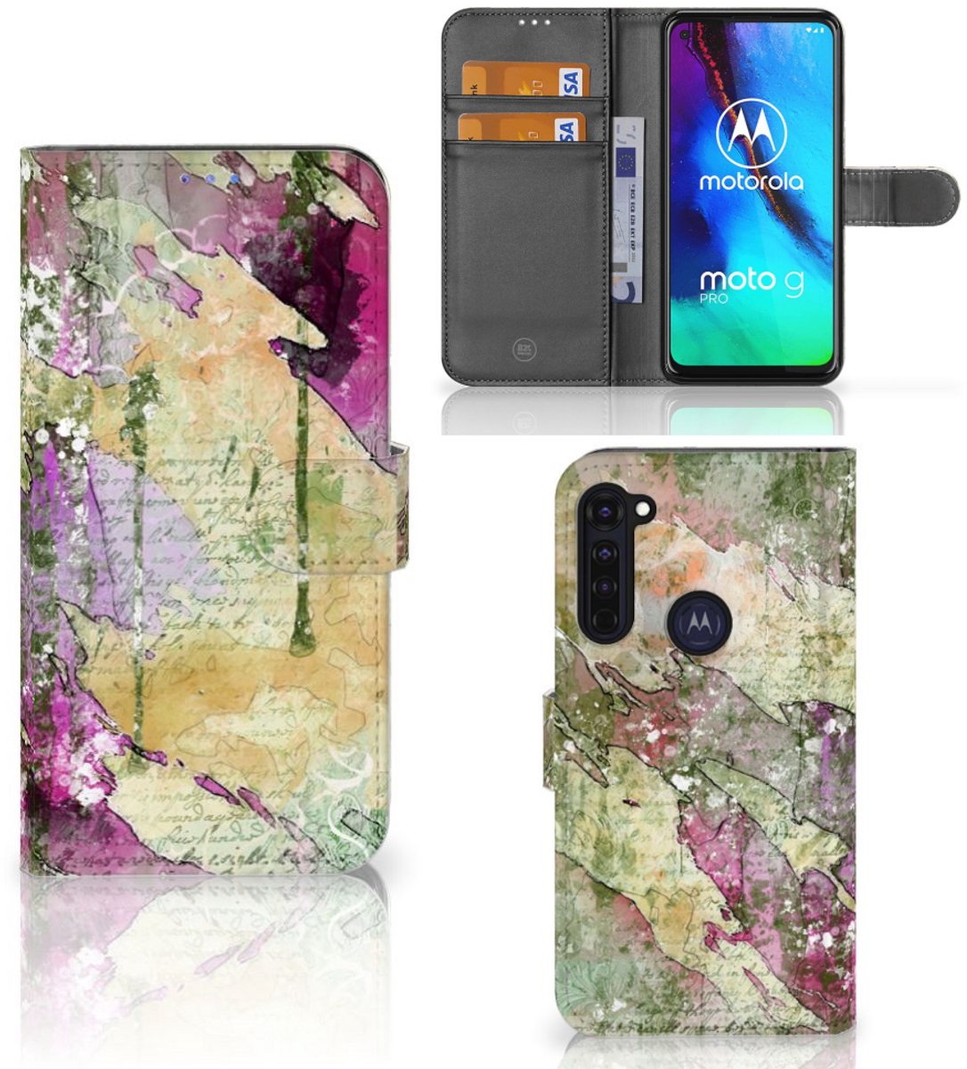 Hoesje Motorola Moto G Pro Letter Painting