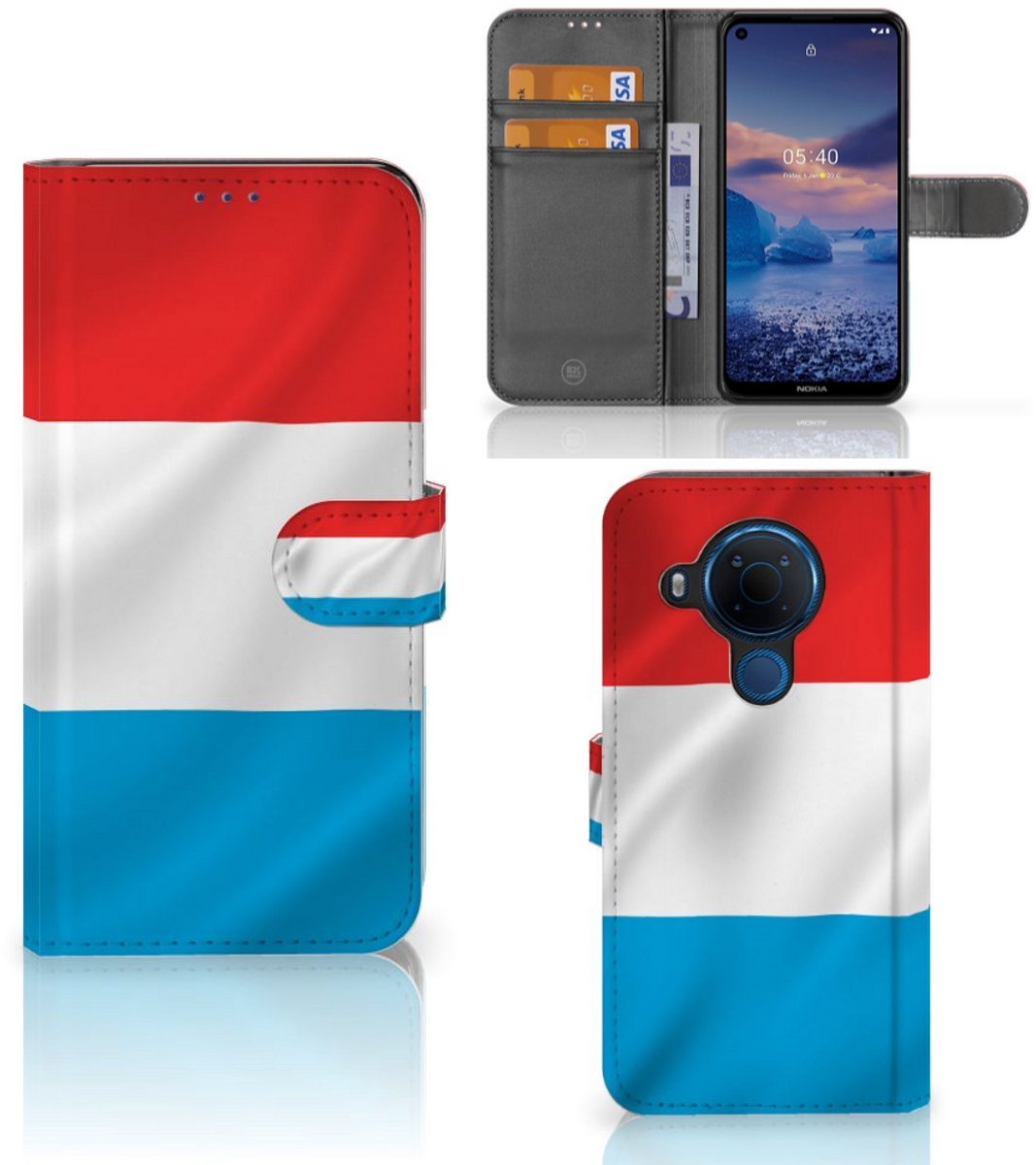 Nokia 5.4 Bookstyle Case Luxemburg