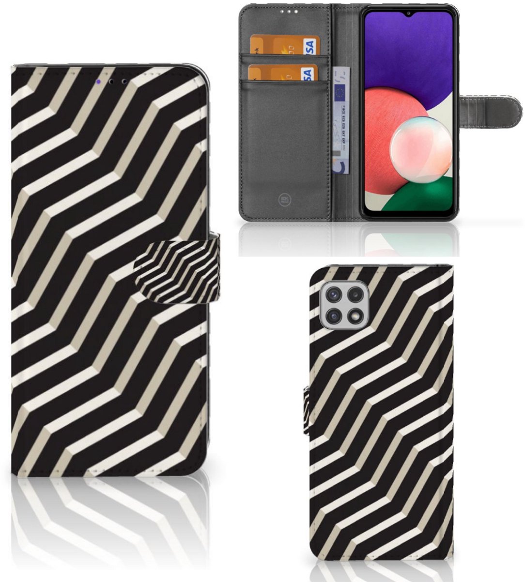Samsung Galaxy A22 5G Book Case Illusion