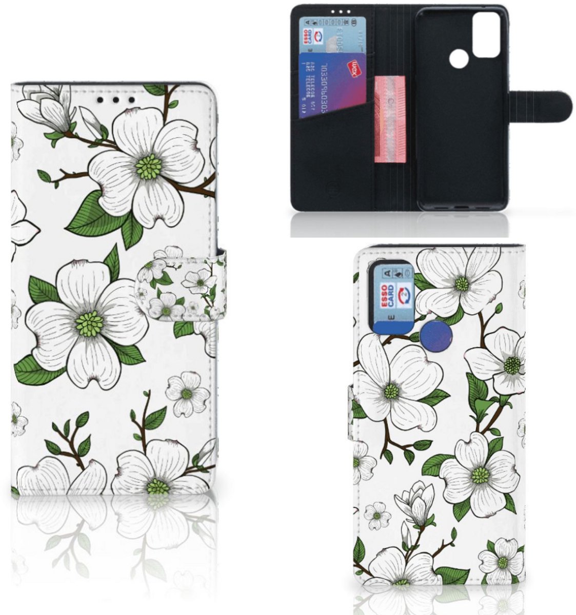 Alcatel 1S (2021) Hoesje Dogwood Flowers
