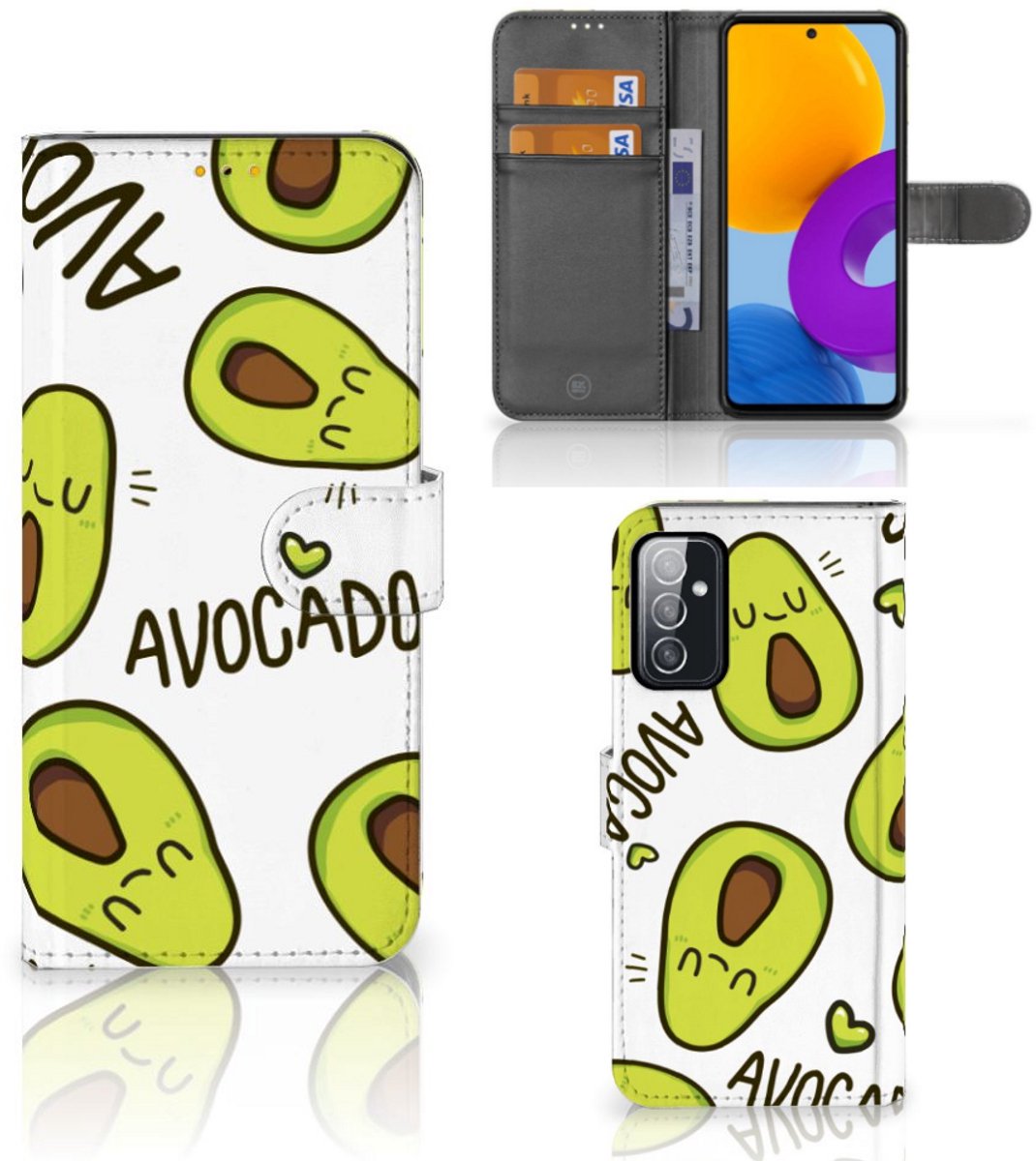 Samsung Galaxy M52 Leuk Hoesje Avocado Singing