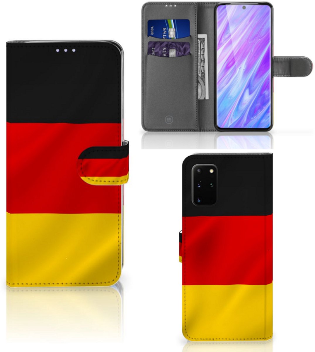 Samsung Galaxy S20 Plus Bookstyle Case Duitsland