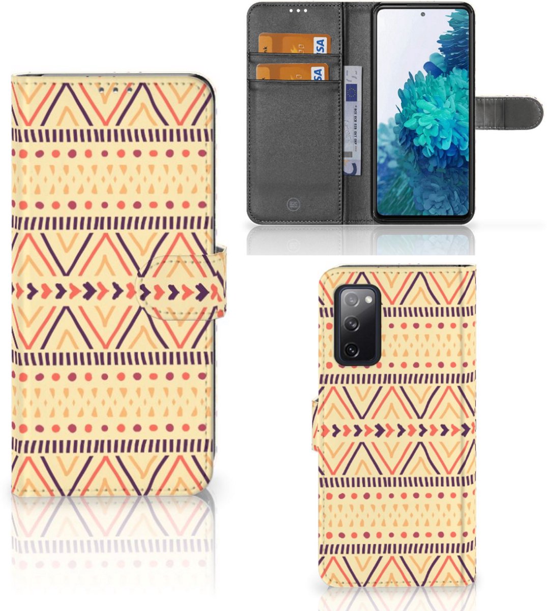 Samsung Galaxy S20 FE Telefoon Hoesje Aztec Yellow