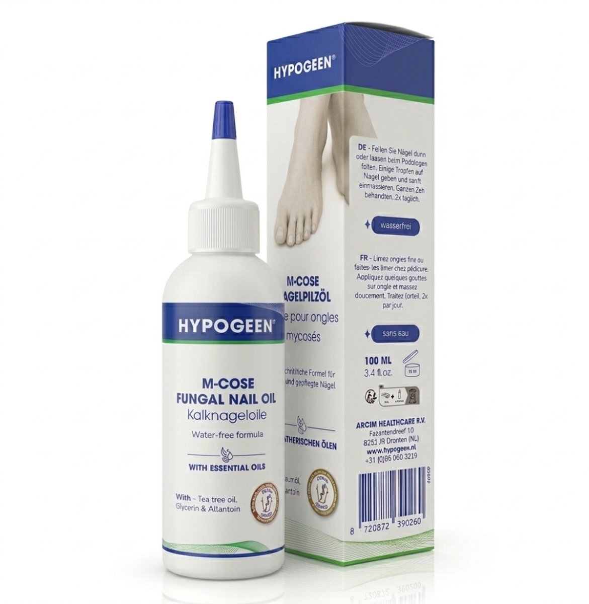 Hypogeen M-Cose Kalknagelolie met tea tree olie