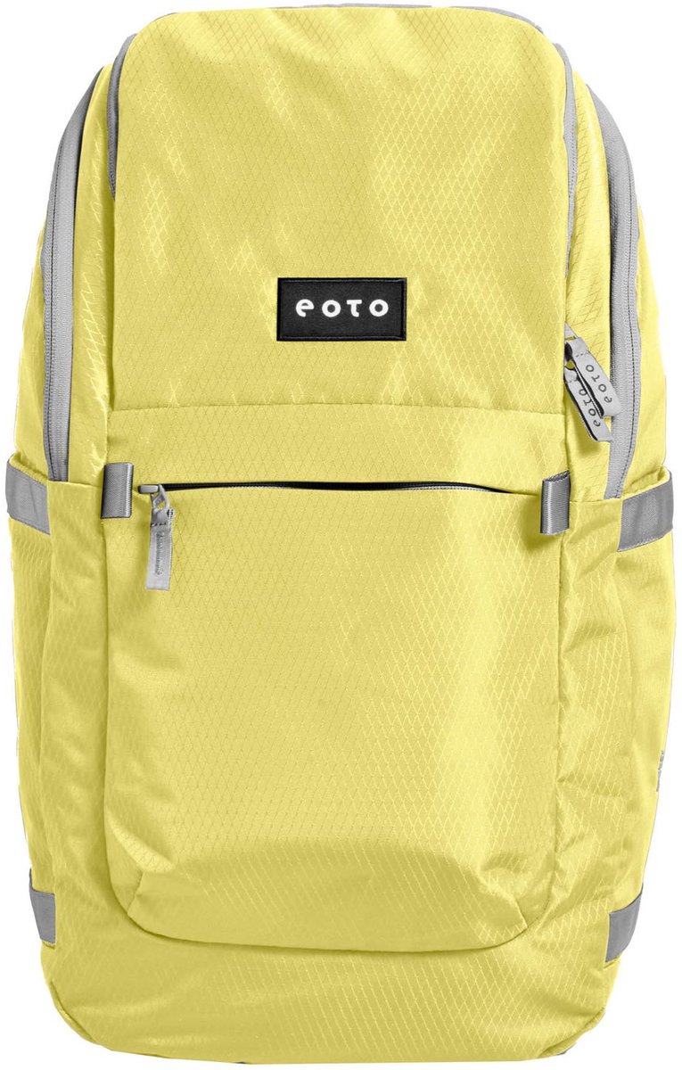 eoto schoolrugzak rugzak met laptopvak Easy27 Backpack 27L Lime Yellow Lichtgeel