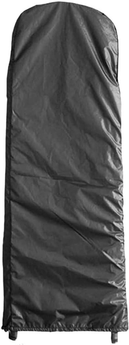 Afdekking voor vouwladder, waterdicht, huishouden, opvouwbaar, ladder, opbergtas, bescherming, trapladder, meubels, stofafdekkingen zwart (49,5 x 6,3 x 194,8 cm)