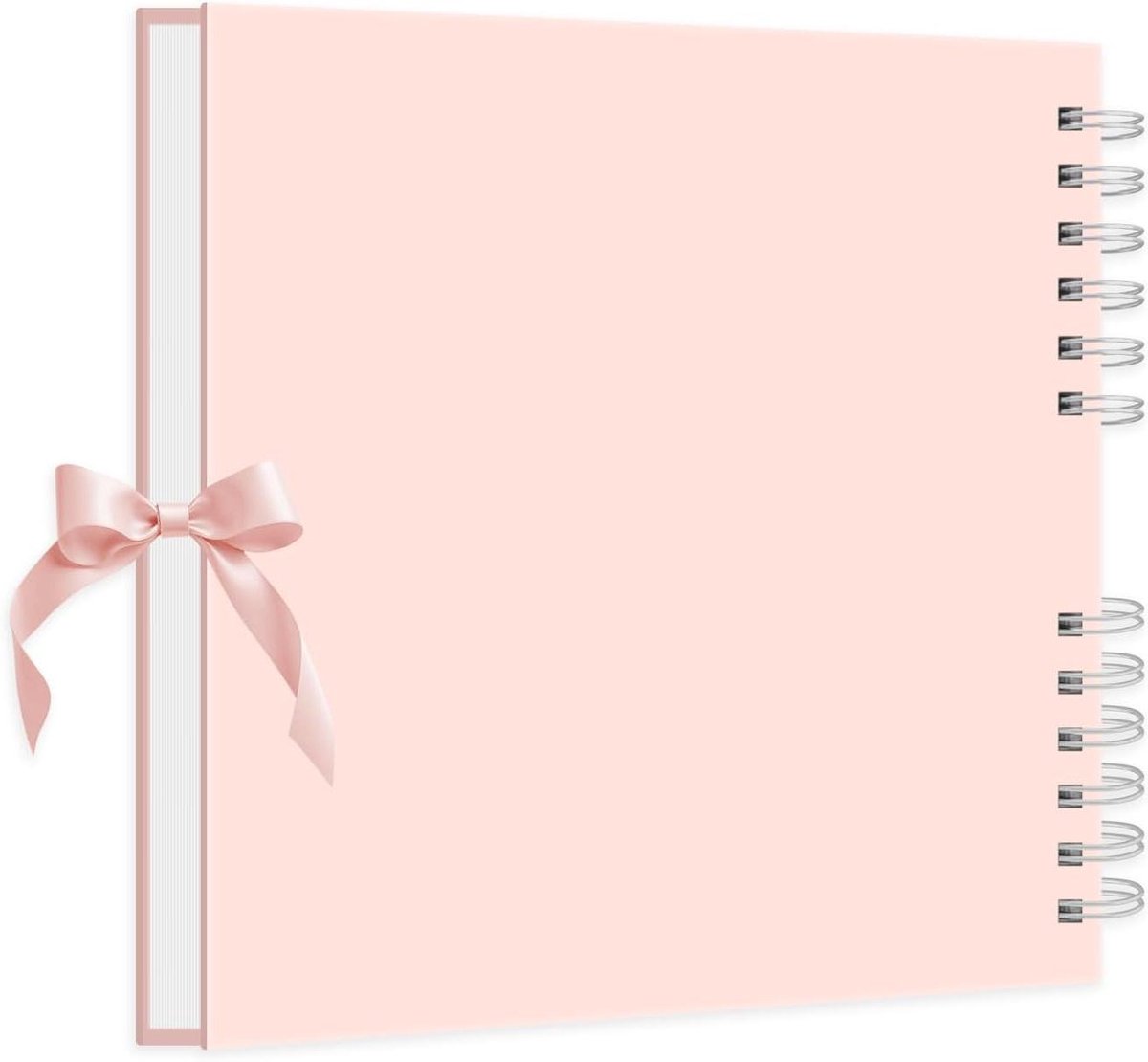 Scrapbook Album - Memory Book Fotoalbum - Herinneringen Vastleggen - Zuurvrij Kraftpapier - 20 x 20 cm - Roze