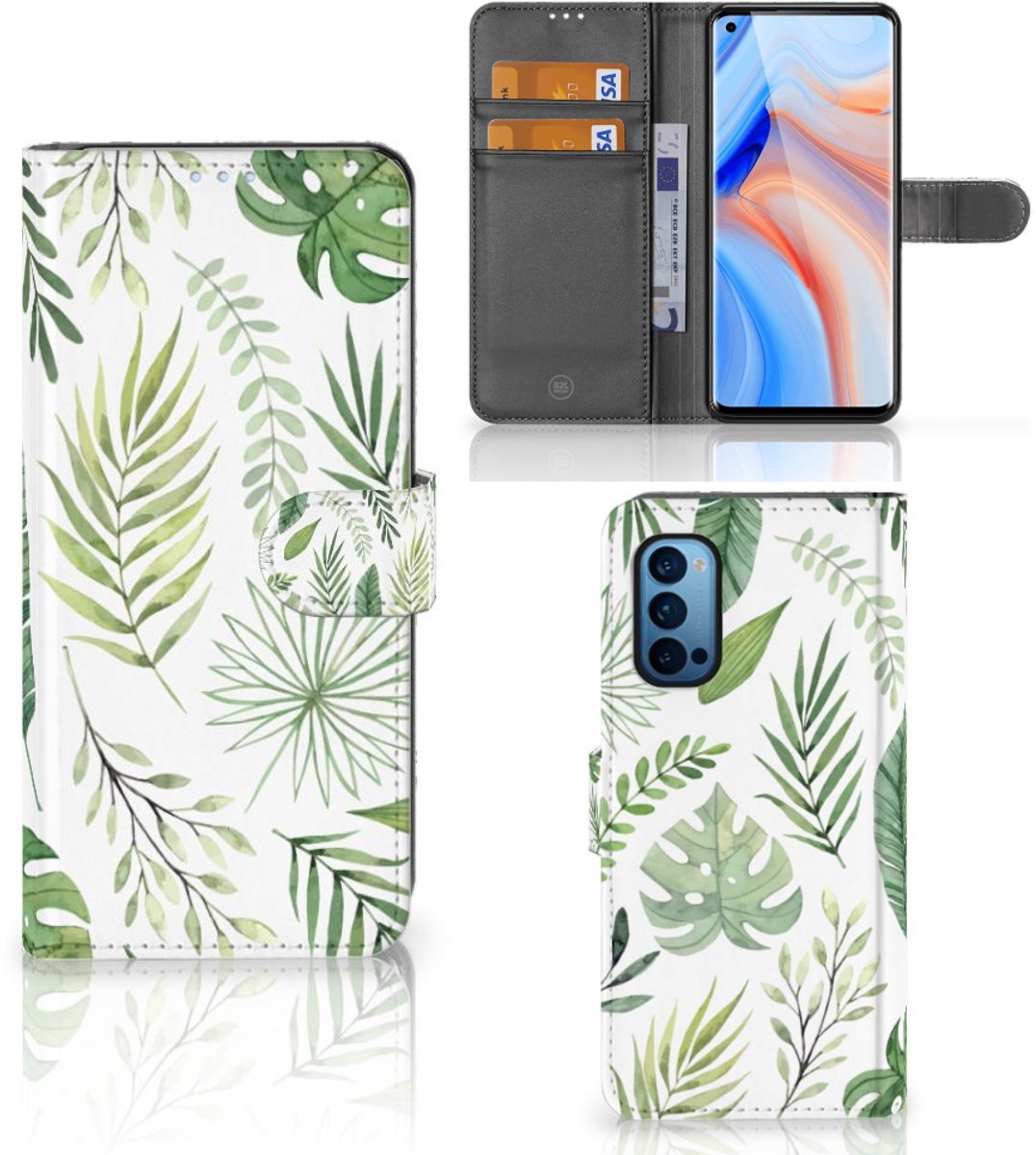 OPPO Reno 4 Pro 5G Hoesje Leaves