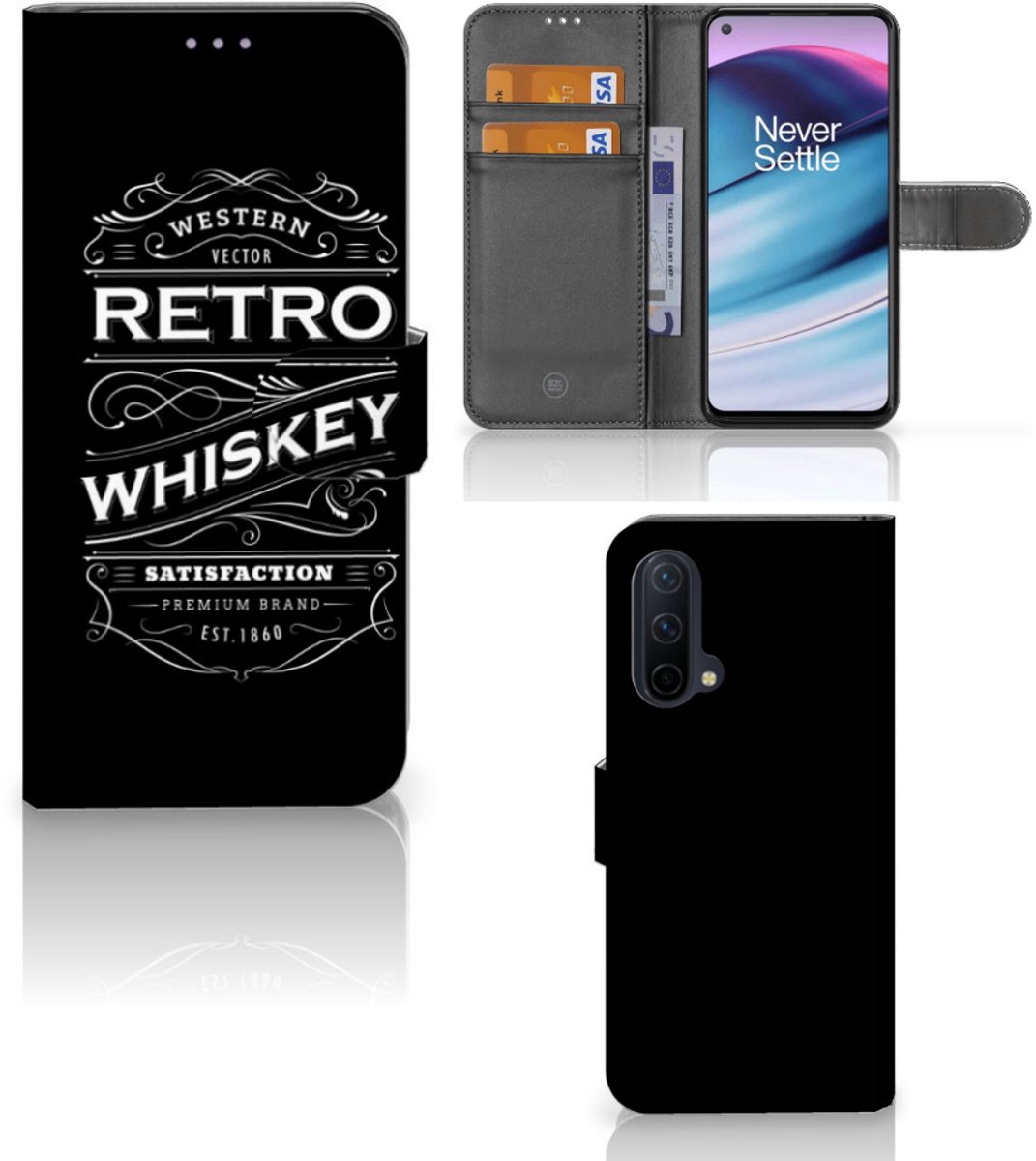 OnePlus Nord CE 5G Book Cover Whiskey