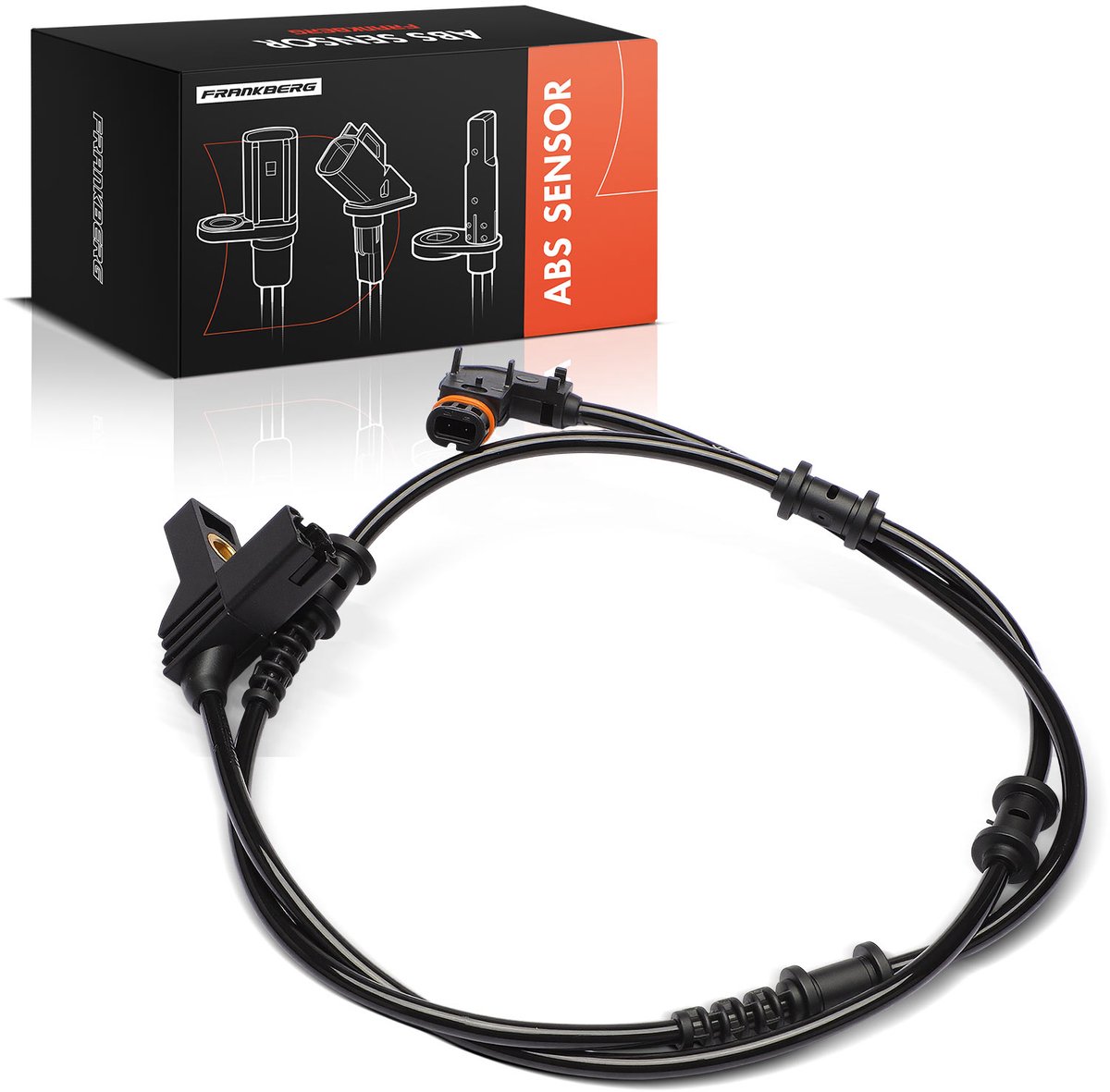 Frankberg 1x ABS Sensor Vooras Rechts voor Mercedes-Benz ML 300 W164
