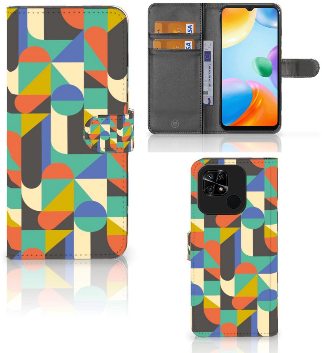 Xiaomi Redmi 10C Telefoon Hoesje Funky Retro