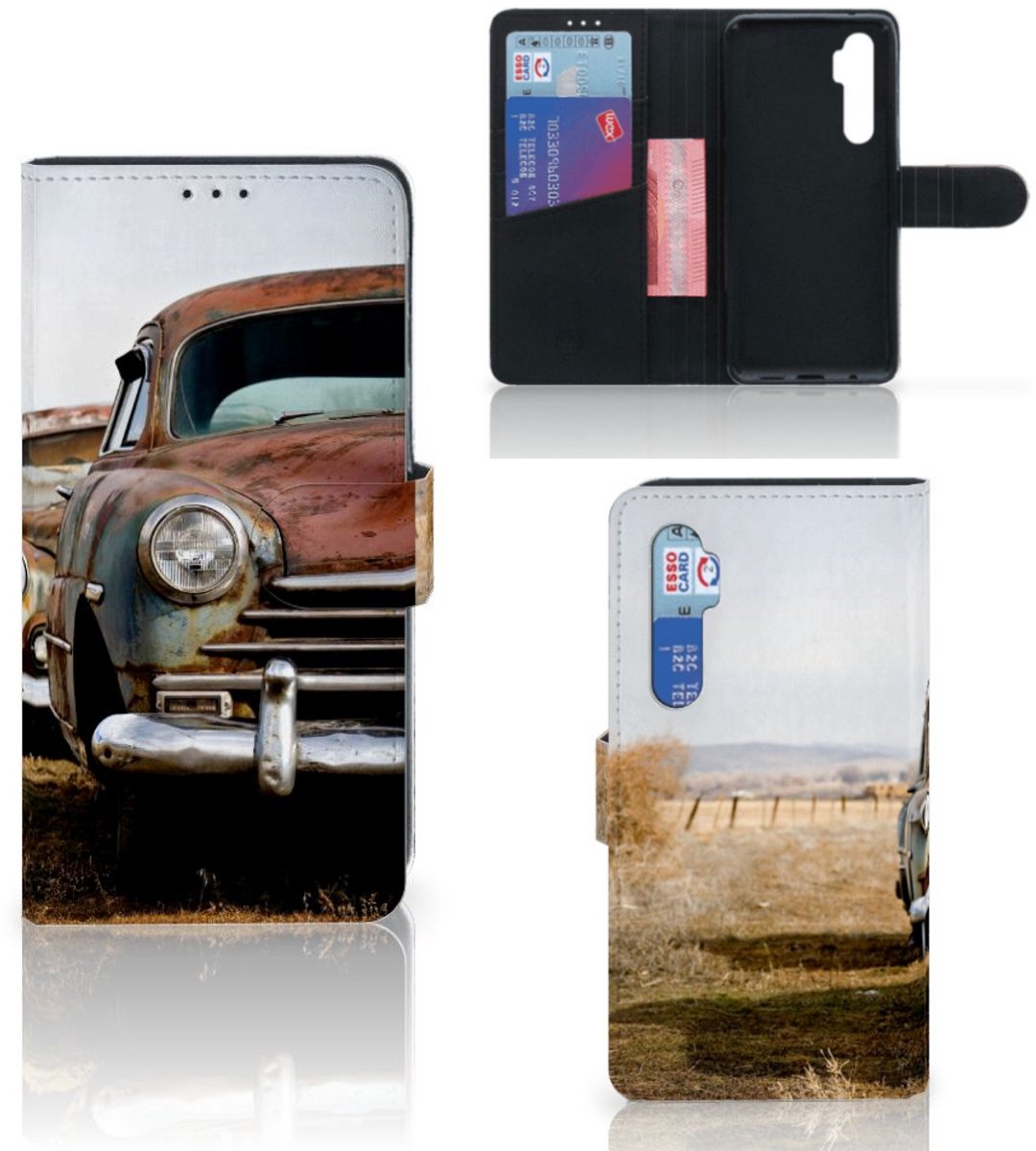Xiaomi Mi Note 10 Lite Telefoonhoesje met foto Vintage Auto