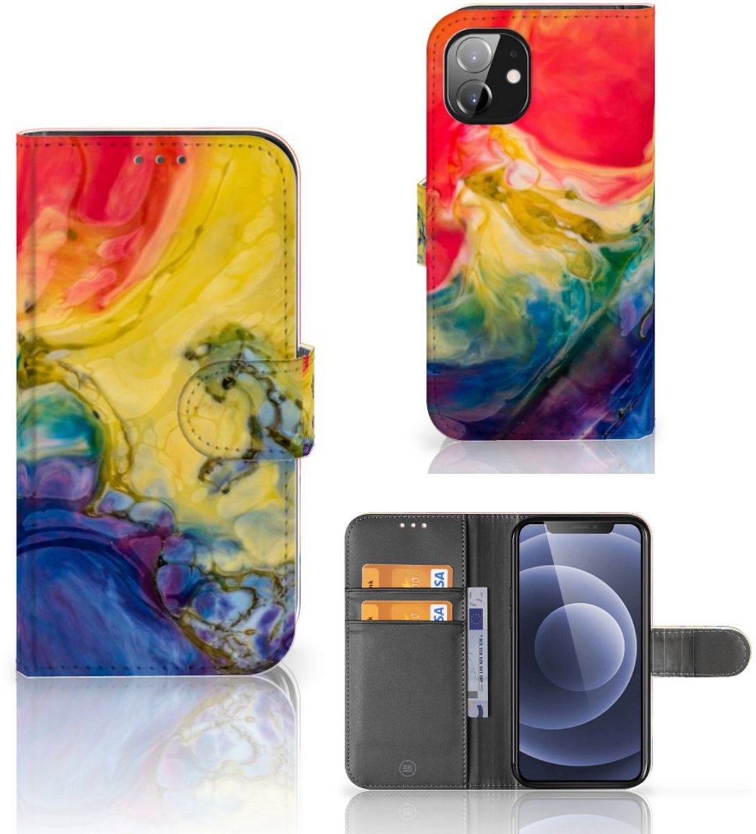 Hoesje Apple iPhone 12 Mini Watercolor Dark