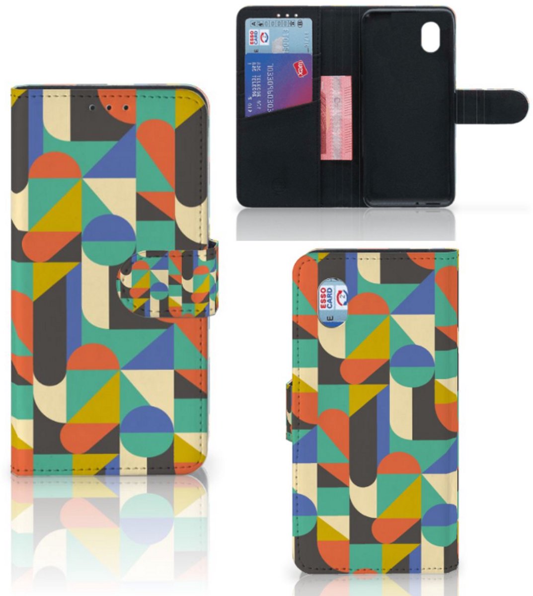 Alcatel 1B (2020) Telefoon Hoesje Funky Retro