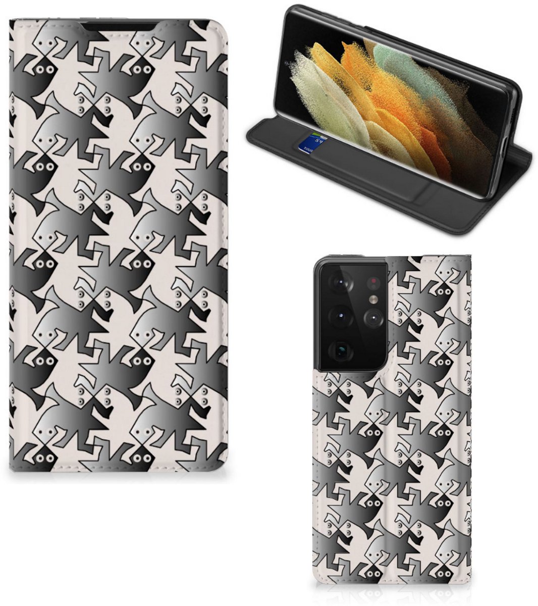 Samsung Galaxy S21 Ultra Hoesje maken Salamander Grey