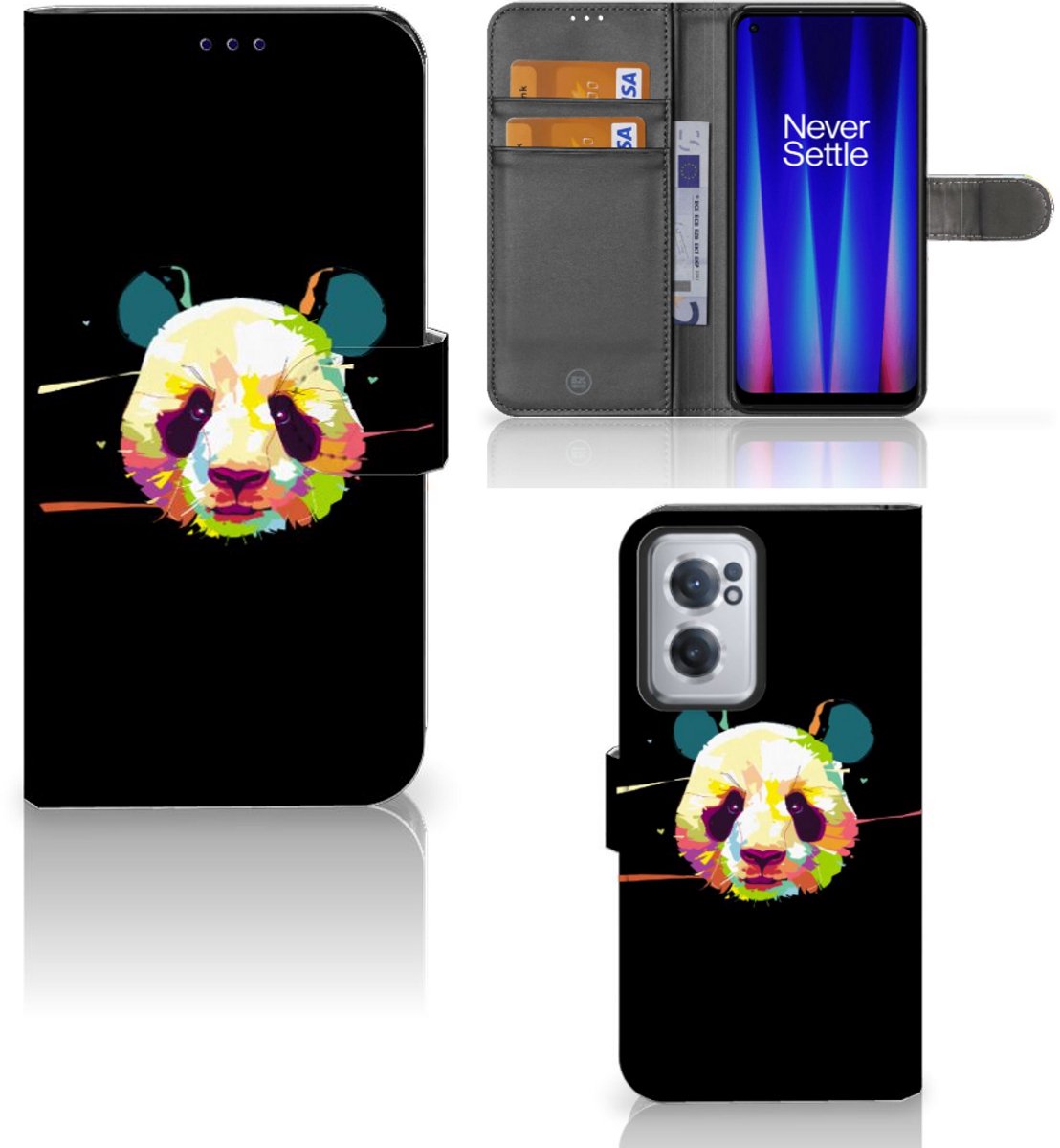 OnePlus Nord CE 2 Leuk Hoesje Panda Color