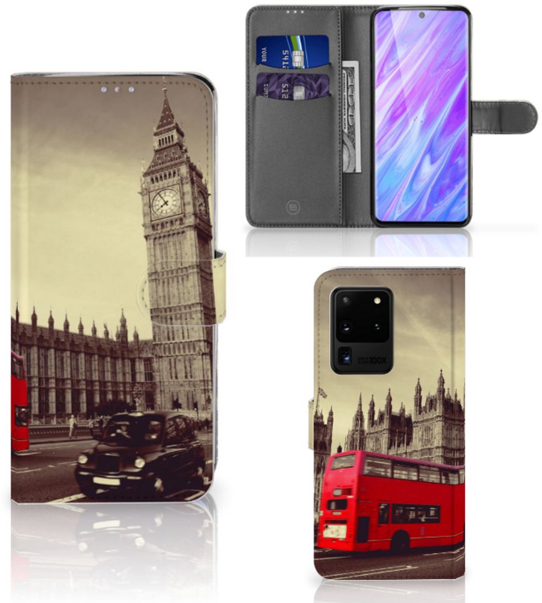 Boekhoesje voor Samsung Galaxy S20 Ultra Flip Cover Londen