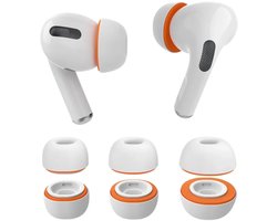 SBG 3 Pack Siliconen Memory Foam S/M/L Dopjes Oordopjes Vervanging Tips Geschikt voor AirPods Pro (1e & 2e Generatie)