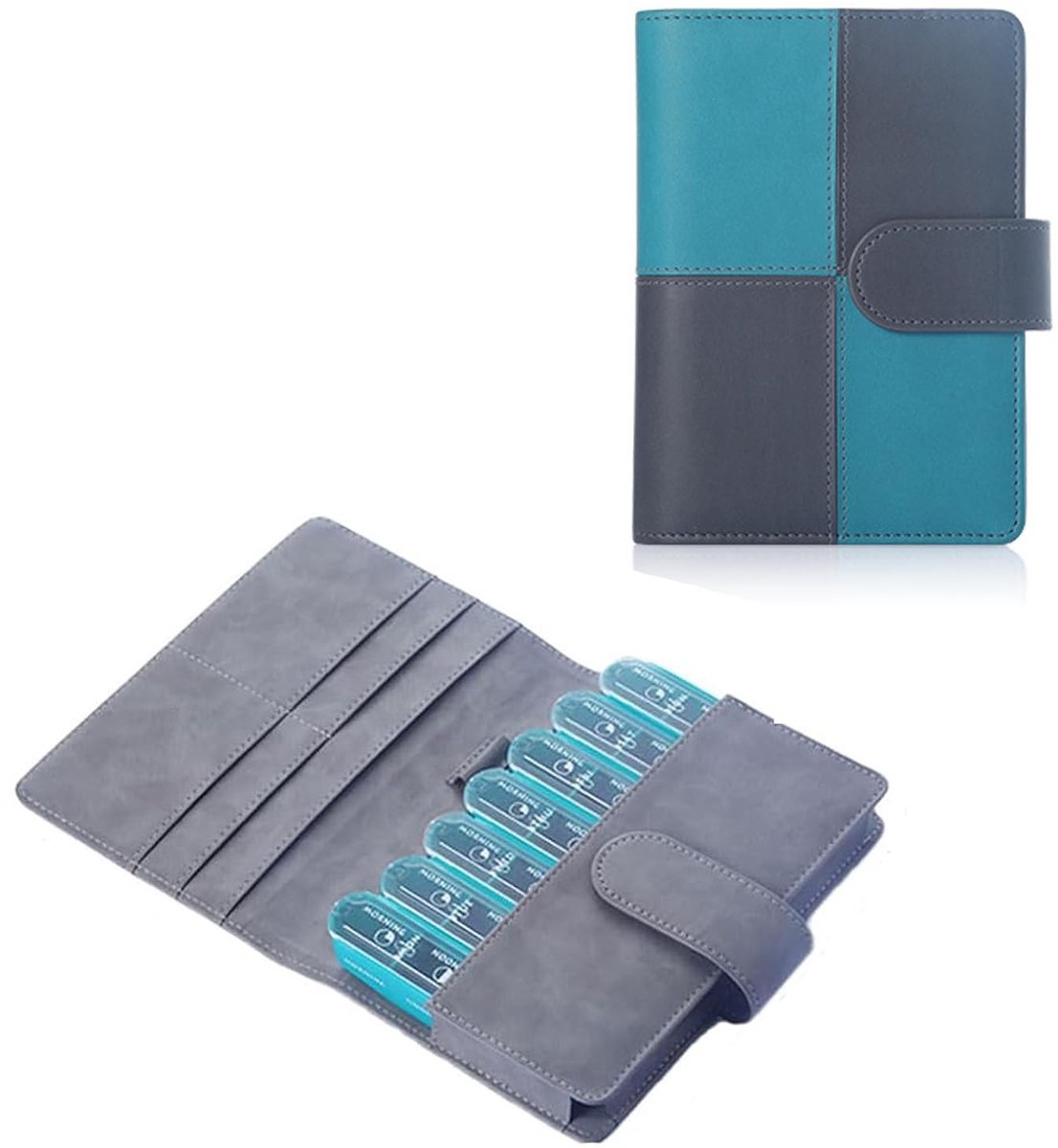 Cosensi - Pill Box Organiser - 7 Dagen - 28 Compartimenten - Geschikt voor Medicijnen - Handig voor Ouderen en Kinderen - Tablet Box voor Vitaminen