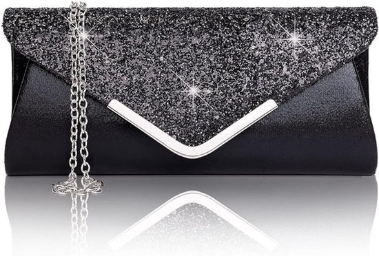 Dune London Dressing handtas met pailletten • Zwart • de Bijenkorf