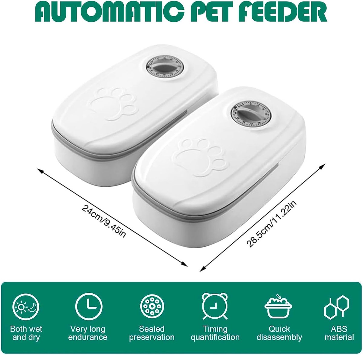 Impact Life Voerbak met timer - 2 x 350ml thumbnail 6