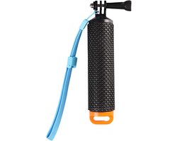 Drijvende handgreep - Lichtgewicht drijvende handgreep Geschikt voor GoPro Hero 12/11/10/9/8/7, waterdichte selfiestick met polsbandje, perfect voor zwemmen, snorkelen, surfen en watersporten (oranje).