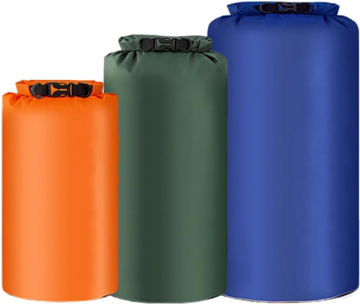 Drybag Set van 3 Stuks - Waterdichte Tas / Rugzak - Strandtas - Zwemtas - Wetbag - Droogtas - Outdoor Tas - Polyester - 8/15/25L - Meerkleurig - van Imperatoris