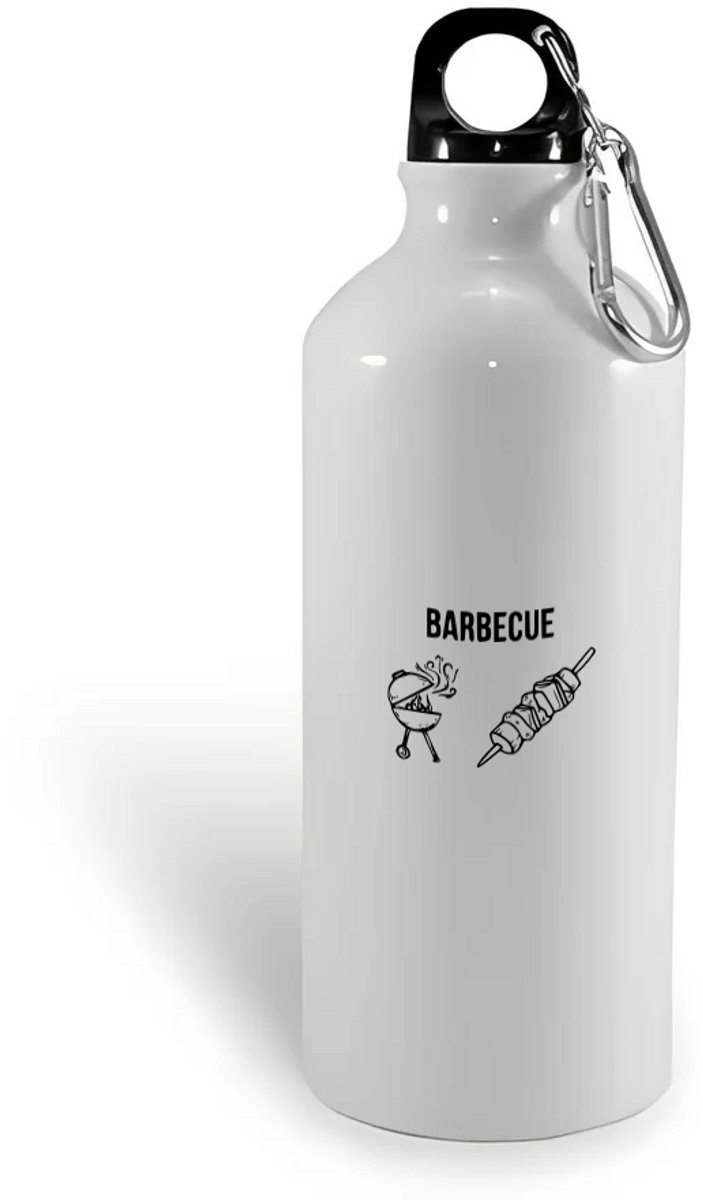 Hacebo® - Barbecue waterfles - Bbq - BBQ master - Barbecue liefhebber - Leuk cadeau voor iemand die van barbecueën houd - water fles - 600ML