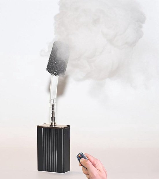 Handheld Rookmachine met Afstandsbediening – Draadloze Fog Machine op Batterij – Voor Feest, DJ, Disco, Halloween & Bruiloft