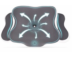 DnA® Hoofdkussen Nekklachten - Hoofdkussen - Ergonomisch Hoofdkussen - Grijs - 60cm x 40cm x 10cm