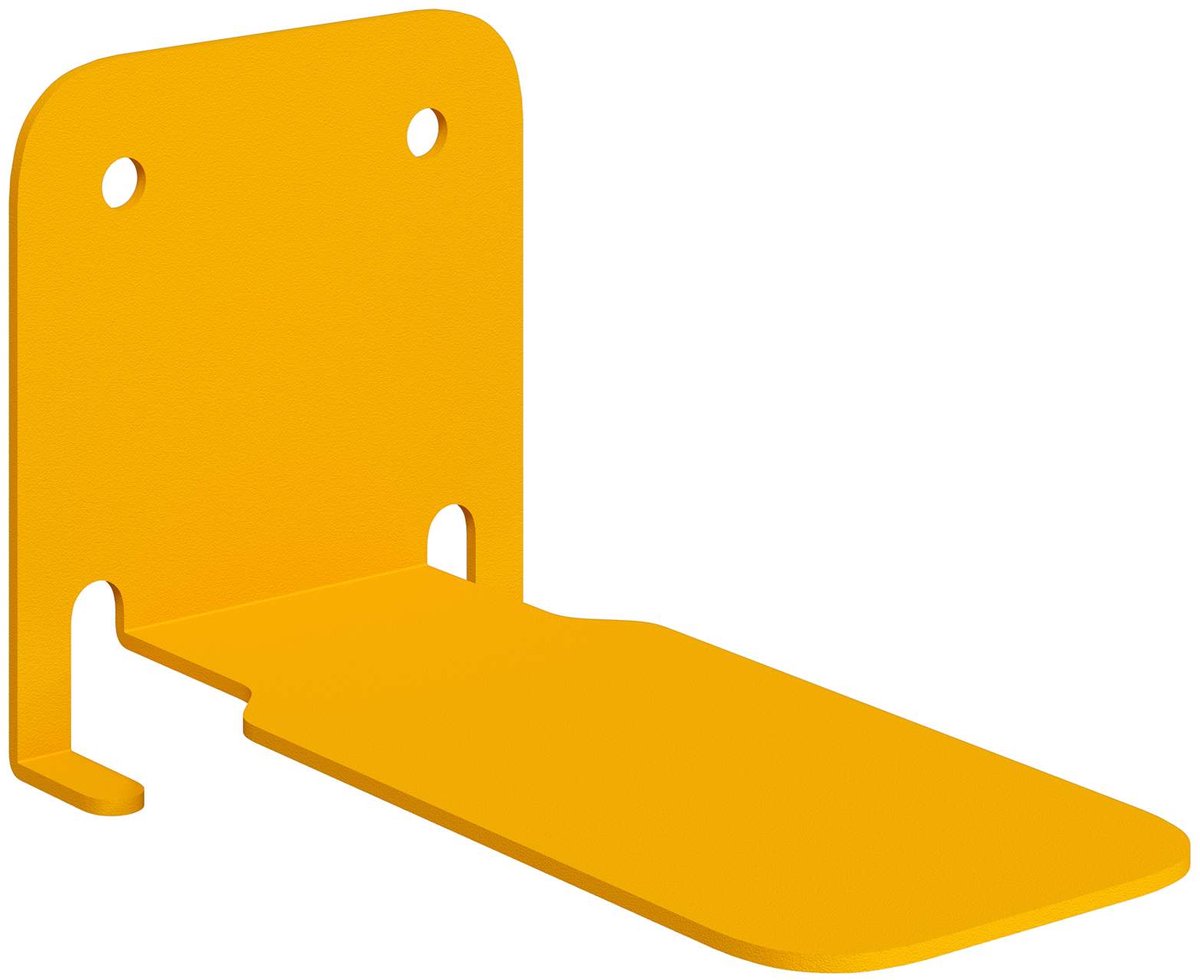 vidaXL Onzichtbare - Zwevende - Plank - 24 - st - Mosterdgeel - 6 - x - 11 - x - 6,5 - cm