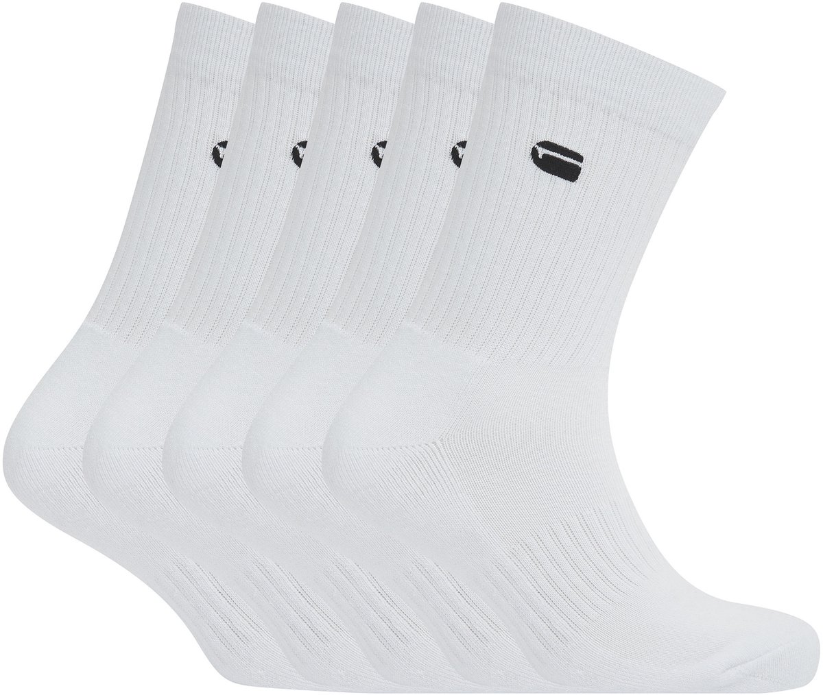 G-Star Heren Sportsokken KILN 5-Pack Wit