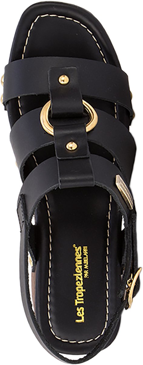 Penelope leren sandalen met hak