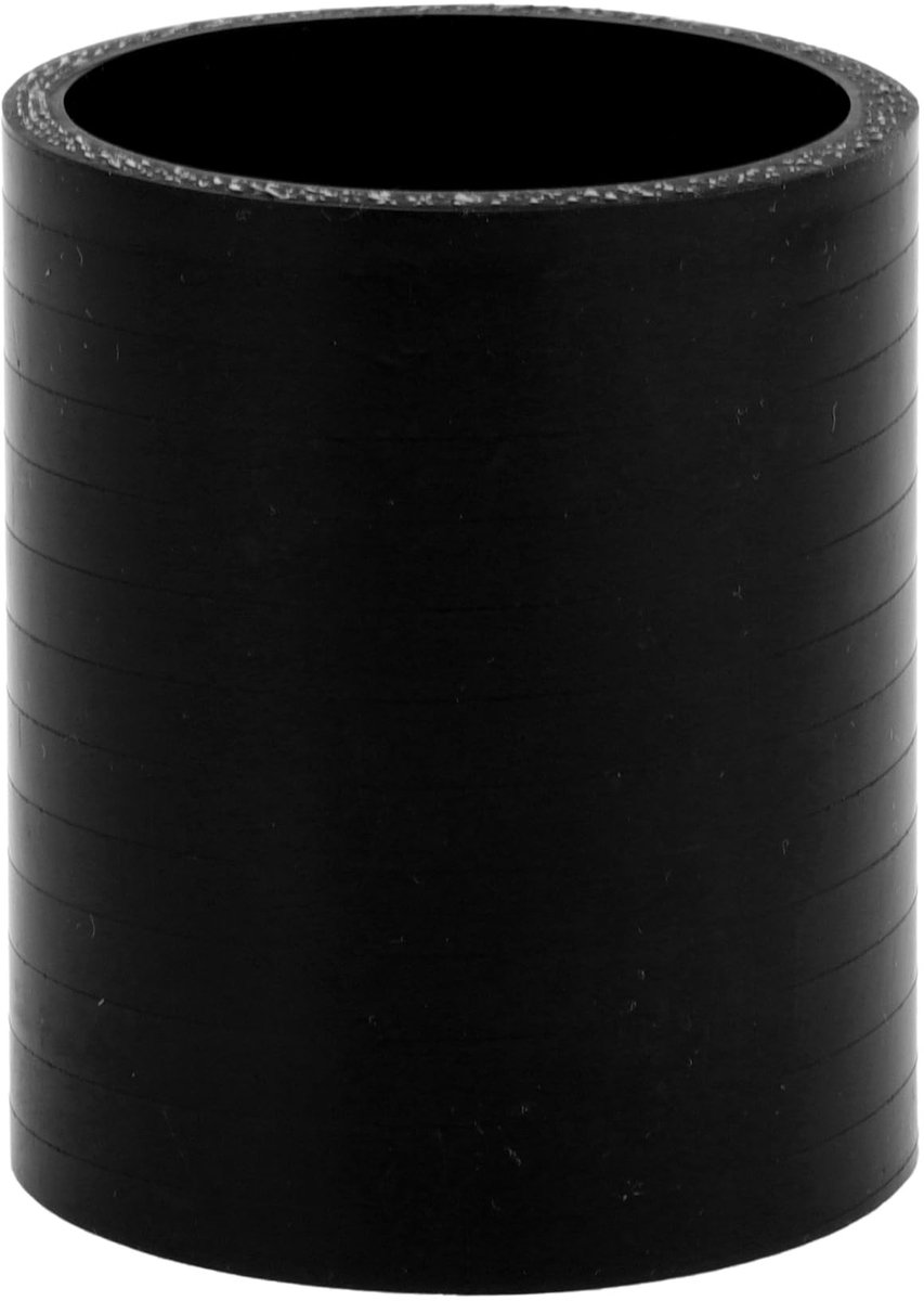 NTH products- Siliconen Slang 54 mm - 76 mm Lengte - 3-laags - Zwart - Hoge Temperatuur Weerstand - Versterkte Sterkte - Koelslang