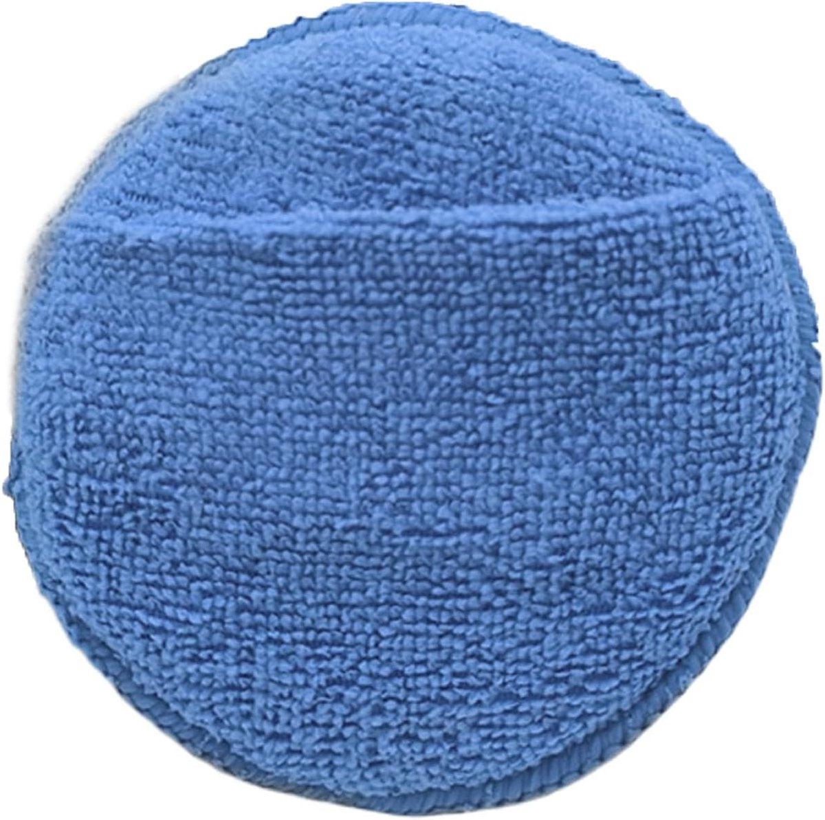 Applicatorpads voor detailwerk - Polijstspons met tas - Auto polijsten en waxen - Gripveilig en ergonomisch - 13 cm - Blauw