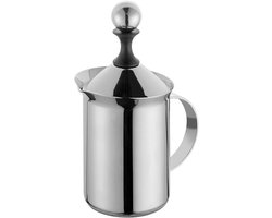 Cappuccino Maker - Melkopschuimer - Koffie Maken - Roestvrij Staal - 3 of 6 kopjes - Zilver