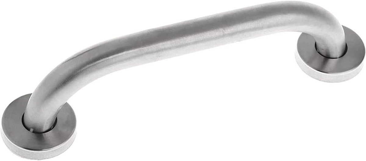 Veiligheidsgreep Badkamer - Douchebeugel Wandsteun - Meer Stabiliteit - Antislip Handvat - 50cm - Zilver