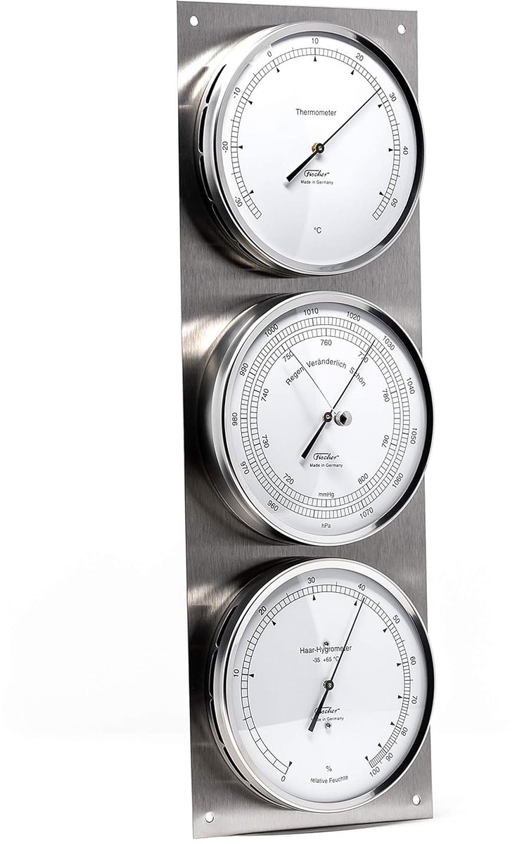 RVS Weerstation met Thermometer, Barometer en Hygrometer