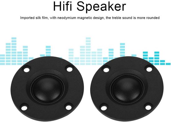 2 stuks 30W 6Ω tweeter luidsprekers voor HiFi audio — afbeelding 4