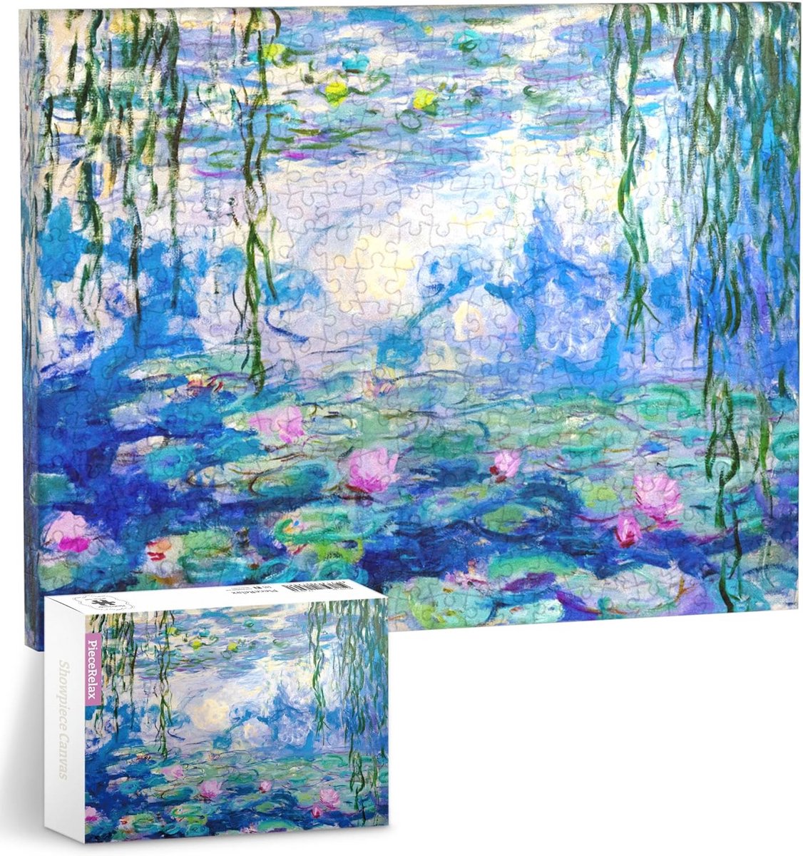 366 Stuks Puzzel Waterlelies Kunst voor Volwassenen - Stijlvolle Wanddecoratie en Ontspannend Cadeau