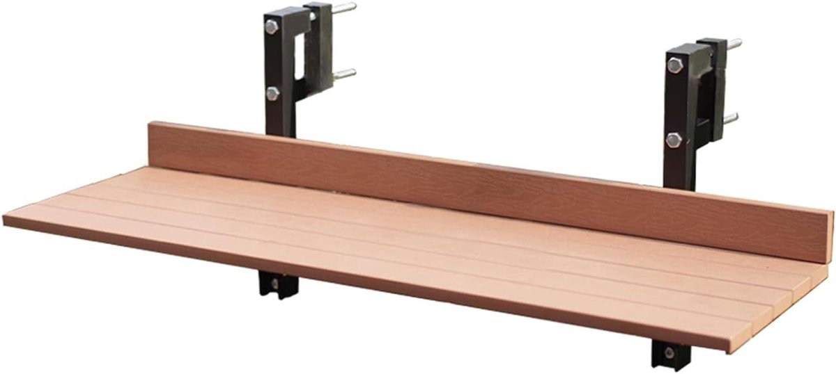 Opvouwbare Balkontafel - Hangende Bartafel - Buitenleven Verrijken - Verstelbaar voor Leuningen - Tot 10cm Breed - Niet Gespecificeerd