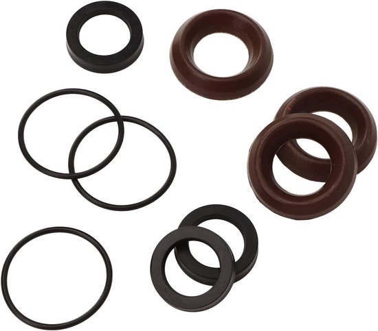 Water Seals Kit - 9 Stuks Hogedrukreiniger Pomp Seal Kit - Rubber - 18mm RKA XR RKV XRC XRA - Vervanging Hogedrukreiniger Pomp . van Merkloos	 — afbeelding 4