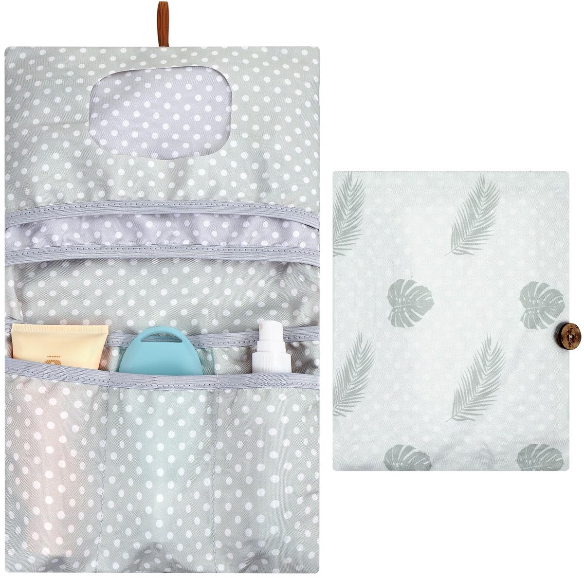 Cosensi- Luiertas 2-in-1 Aankleedkussen - Organizer voor Baby's - Opvouwbaar Ontwerp - Veel Opbergruimte - Praktische Tas voor Moeders